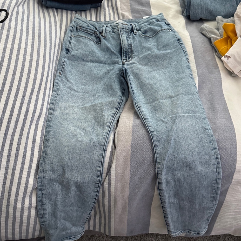 Good American Denim Blue Jeans size 8/29